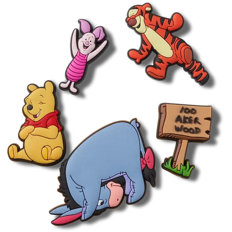 Winnie-the-Pooh-Jibbitz-Anstecker im 5er-Pack Winnie-the-Pooh-Jibbitz-Anstecker im 5er-Pack