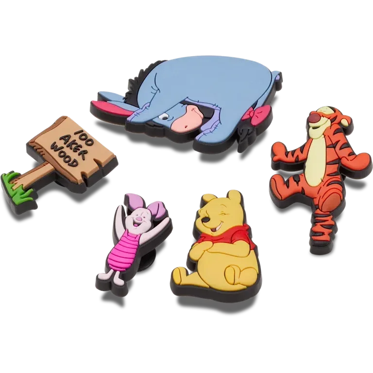 Winnie-the-Pooh-Jibbitz-Anstecker im 5er-Pack Winnie-the-Pooh-Jibbitz-Anstecker im 5er-Pack