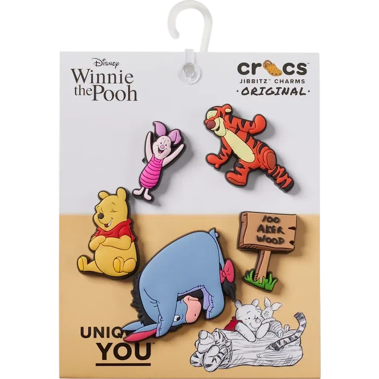 Winnie-the-Pooh-Jibbitz-Anstecker im 5er-Pack Winnie-the-Pooh-Jibbitz-Anstecker im 5er-Pack